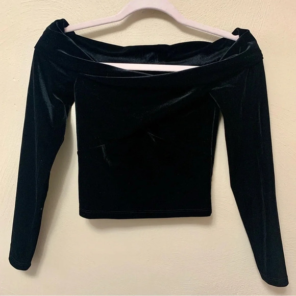 All Saints Delta Velvet Top - Picture 4 of 10